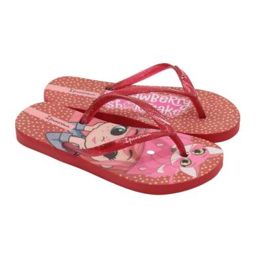Imagem de Chinelo Infantil Grendene Kids 25510 Moranguinho Vermelho