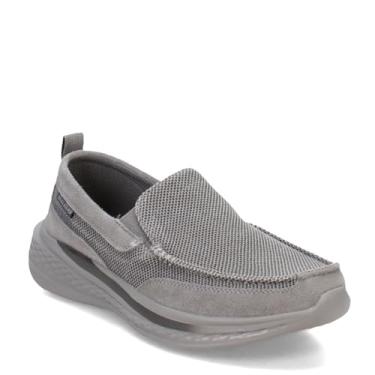 Imagem de Skechers Tênis masculino Slade – Munson Slip-On, Cinza, 46