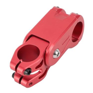 Imagem de Haste Curta do Guiador Antivibração, para Bicicletas de Turismo Em Estradas de Montanha Com Suspensão de Amortecimento, Tubo Vertical de Garfo Sem Rosca 28,6 Universal (Vermelho)