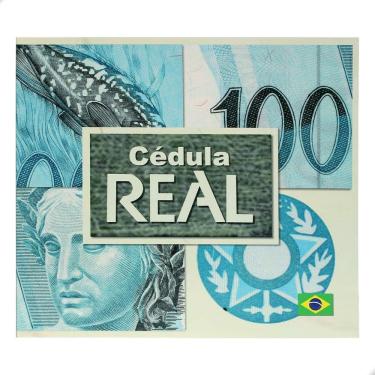 Imagem de Folder Encarte para Cédula de 100 Reais Descritivo