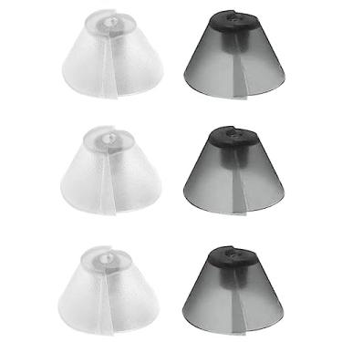 Imagem de 6 unidades - Cúpulas de aparelho auditivo de ajuste seguro para aparelhos auditivos tulipas para receptor padrão BTE Open Fit Amplificador auditivo pontas de ouvido substituição Starkey protetores de