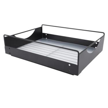 Imagem de Organizador de Armário Removível de Aço Carbono, Deslizamento Suave e Silencioso, Prateleiras de Despensa para Guarda-roupa de Banheiro (L 47,24 pol. de diâmetro)