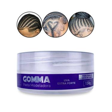 Imagem de Gel Modelador Transparente Cabelos Penteado Antifrizz Uva 150g Yelsew