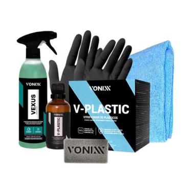 Imagem de Kit Vitrificador Plásticos Para Choques Retrovisor Molduras - VONIXX