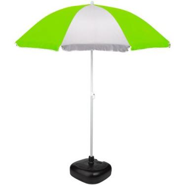 Imagem de Guarda Sol de Praia Grande Sombreiro Piscina Camping Pesca Aço Pintado