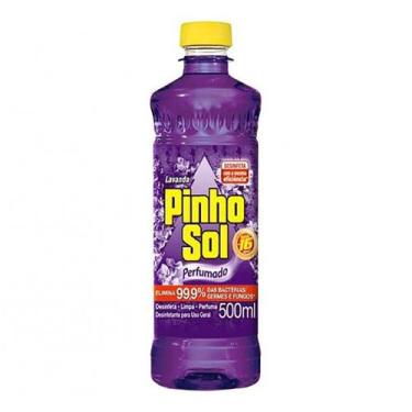 Imagem de Desinfetante Perfumado de Lavanda Pinho Sol 500ml, 500ml, 521g, 1 unid