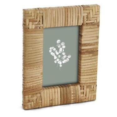 Imagem de PORTA RETRATOS EM MDF COM RATTAN NATURAL- 10X15cm MART