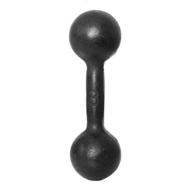 Imagem de Halter Bola 03kg Pintado Preto Ferro Fundido Academia Musculação - Alt