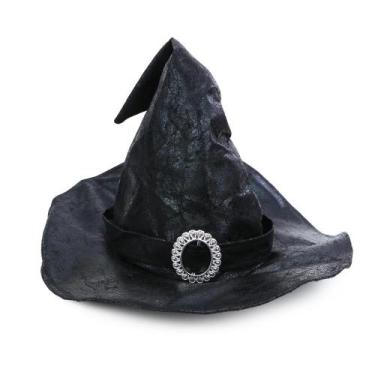 Imagem de Chapeu luxo preto decorativo halloween - 38cm - Cromus