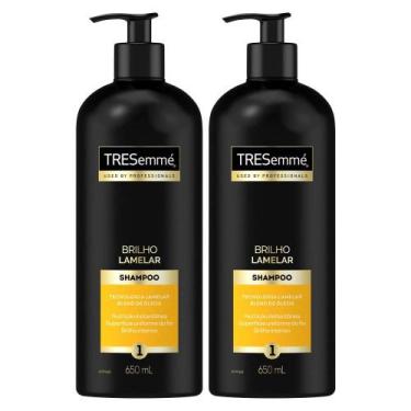 Imagem de Kit 2 Shampoos Tresemmé Brilho Lamelar 650ml - Tresemme