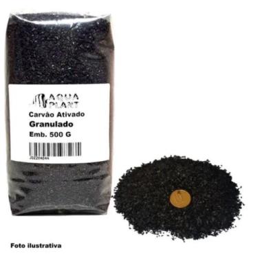 Imagem de Carvão Ativado Granulado Para Filtros De Água / Ar 500gr - ECOCLEAR