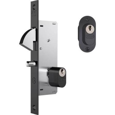 Imagem de Fechadura Stam Para Porta De Correr 940 Preto