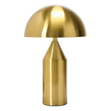 Imagem de Bloomingville Luminária de mesa em metal galvanizado em linha, 25,4 cm C x 25,4 cm L x 35,5 cm A, latão