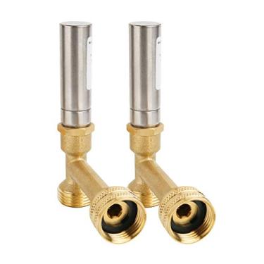 Imagem de Watflow Prendedor de martelo de água, pacote com 2, rosca GHT de 3/10.2 cm, máquina de lavar prendedor de martelo de água, redutor de pressão, absorção de choque