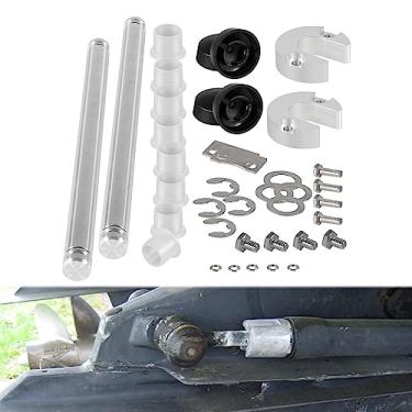 Imagem de Hihitomorrow Kit de ferragens de cilindro de acabamento 9B-116B com pino de âncora, tampas, buchas, anéis eletrônicos e kit de ânodo, adequado para MerCruiser Alpha Gen 2, substituição para SEI 9B-116