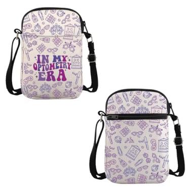 Imagem de VAMSII Bolsa tiracolo Optometrist Appreciation Gift My Optometry Era, bolsa de viagem com tecnologia oftalmológica, presente futuro oftalmologista, My Optometry Era C