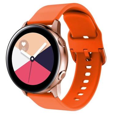 Imagem de Pulseiras Silicone 22mm para Smartwatch - Lagos Importadora, Laranja