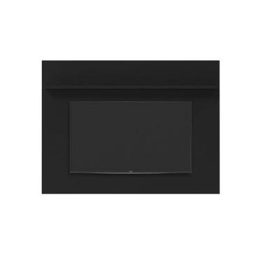 Imagem de Painel Topázio Preto Acetinado Sala De Estar MoveBrinque - Patrimar Mó
