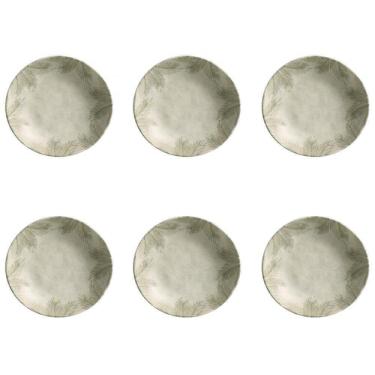 Imagem de Conjunto De Pratos Fundos 06 Peças Bio Tropicália Porto Brasil