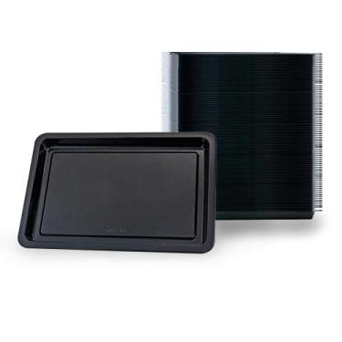 Imagem de Bandeja Plástica Retangular Grande 30x20 para Seladora a Vácuo Skinpac
