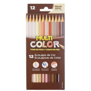 Imagem de Lápis de Cor Multicolor Tons de Pele 12 Cores - Faber-Castell