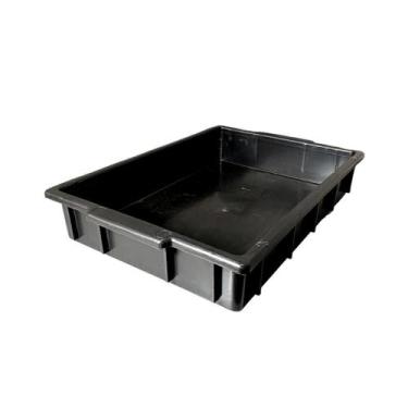 Imagem de Caixa Plástica Organizadora Pequena 7 Litros Preta - Bolivar Plásticos