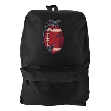 Imagem de Mochila Bolsa Masculina Basica Escolar Pega a Visão Bola Beisebol - MP