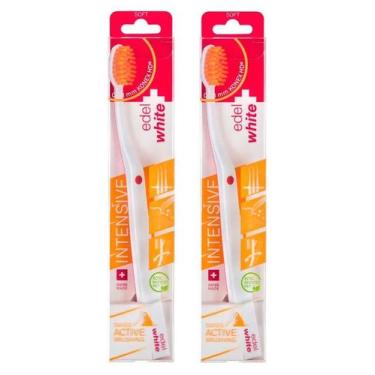 Imagem de Escova De Dentes Flexível SOFT Flosserbrush EDEL WHITE 2 un
