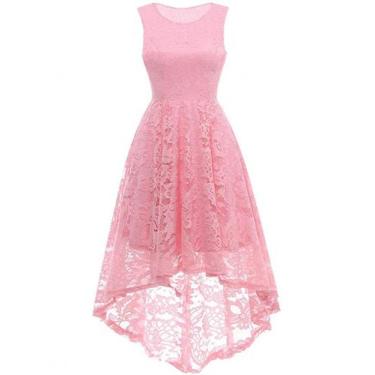 Imagem de Vestido Civil Renda Madrinha Noivado Festa Plus Size - ShoopWeb, XXG