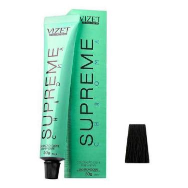 Imagem de Coloração Supreme Chroma 3.0 Castanho Escuro 50g Vizet