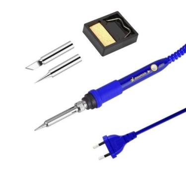 Imagem de Kit Ferro De Solda Profissional 110v 220v Soldador Eletrônica + Pontas