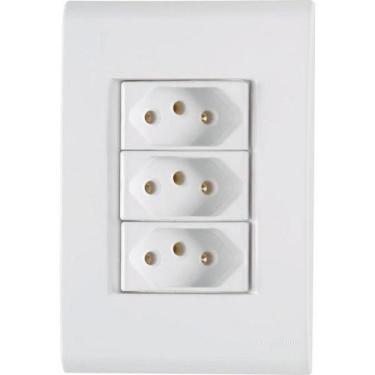 Imagem de Tomada tripla 10a ref 57170/076 liz tramontina