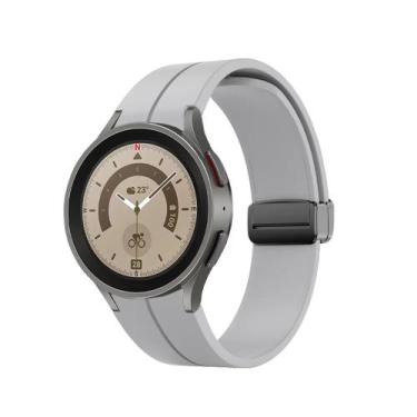Imagem de Pulseira Poolsy Paces Compatível Com Galaxy Watch 4, 5, 6, Cinza