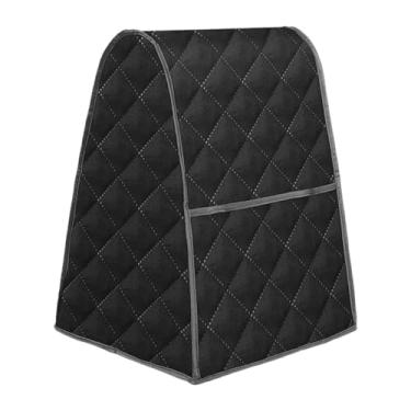 Imagem de YWJLQH Capa de proteção contra poeira para batedeira, capa de tigela de batedeira, fácil de limpar, capa de proteção contra poeira para liquidificador para, Preto