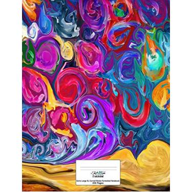 Imagem de Cornell Notes XL Notebook: 8.5x11, 250 page, Extra Large Cornell Notebook: Abstract Oils Sleeper Art Design