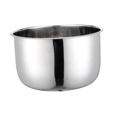 Imagem de Ｂｅｓｇａ Panela elétrica interna para panela de arroz, forro reforçado, antiaderente, portátil, fácil limpeza, recipiente interno para uso doméstico, 6l