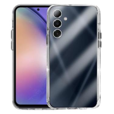 Imagem de Capa Capinha Clear Case Space Compatível Samsung Galaxy A54 Rígida Anti Amarelamento Resistente