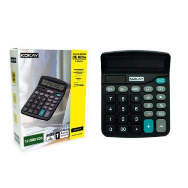 Imagem de Calculadora De Mesa Escritório 12 Dígitos Comercial Display - KOKAY, 0