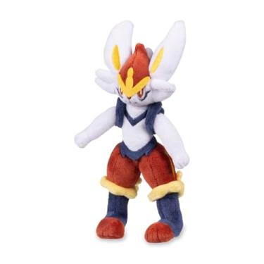 Imagem de Pokemon Center Cinderace Posable Poké Plush - 8 ¾ In.