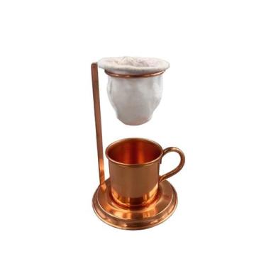 Imagem de Mini Coador de Café com Caneca - Artesanato Líder