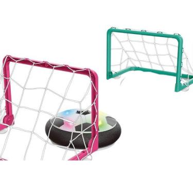 Imagem de Kit 2 Mini Trave Gol De Futebol Jogo Com Bola Deslizante Led - Zippy T