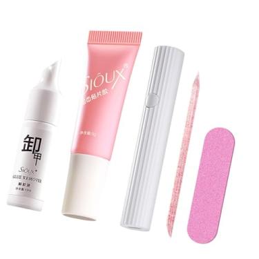 Imagem de Zialofi Kit Removedor de Cola de Unhas Kit de Gel de Cola para Unhas para Prensar Unhas Acrílicas