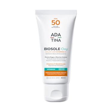 Imagem de Ada Tina Protetor Solar Facial Clareador Biosole Oxy FPS 50 40ml | Com Vitamina C e Niacinamida | Antioxidante | Combate 15 Tipos de Manchas | 12 Horas de Proteção + Ganhe Necessaire