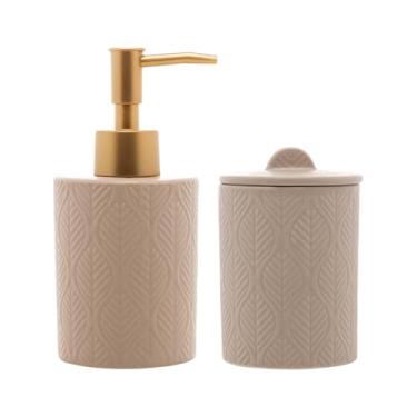 Imagem de WOLFF - Conjunto 2 Peças para Banheiro de Cerâmica Sheet Bege