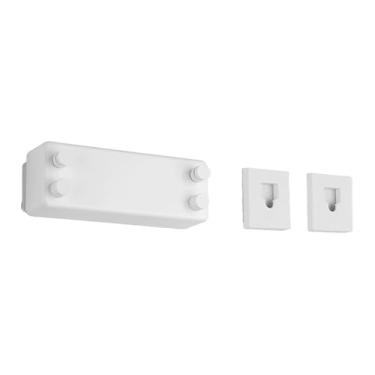 Imagem de Varal Retrátil Invisível, Caixa ABS+com Corda Dupla Ajustável De Aço Inoxidável Montada Na Parede(White)