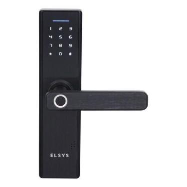 Imagem de Fechadura Eletronica Digital Embutir Biometria Senha - Elsys