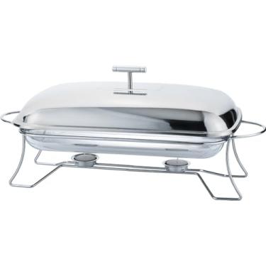 Imagem de Mimo Style Rechaud Retangular de Vidro com Tampa e Suporte de Inox 3 Litros