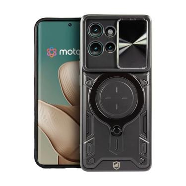 Imagem de Gshield Capa Case Capinha Discovery para Motorola (Preta, Moto Edge 50 5G)