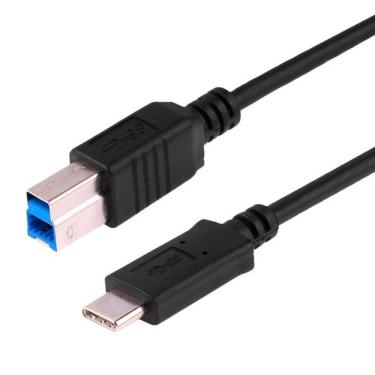 Imagem de Cabo Usb-C Para Impressora Usb-B 3.0 1 Metro Android Otg Nfe