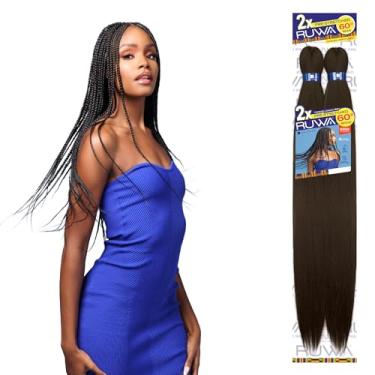 Imagem de Sensationnel Ruwa prestretched braiding hair - 2x 60 inch water repellent kanekalon fast dry synthetic sports itch free (1 pack, SM27/613)